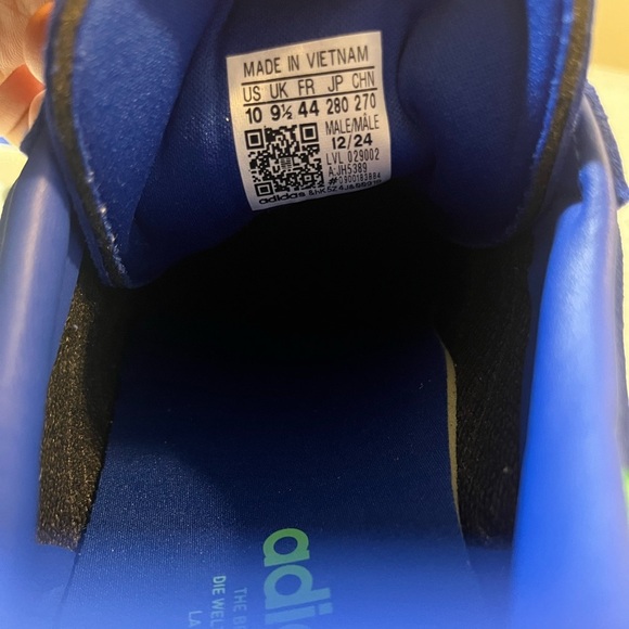 Adidas Originals Gazelle Suede Royal Blue Energy Sneakers Men’s Size 10 JH5389 - Picture 10 of 11